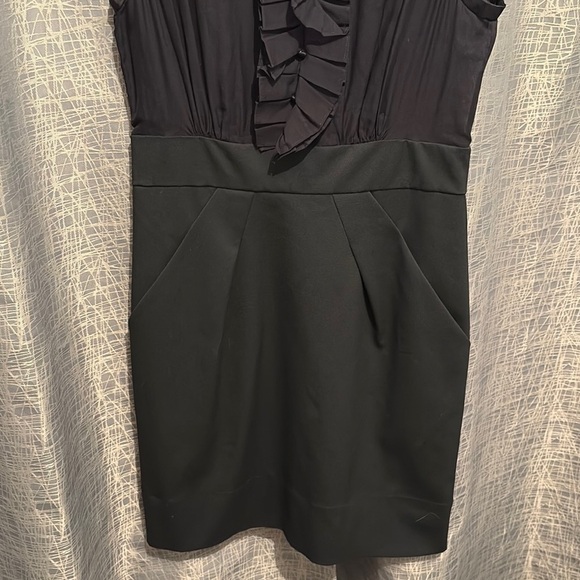 BCBGMaxAzria Black‎ Midi Dress Size 4 - Picture 7 of 11